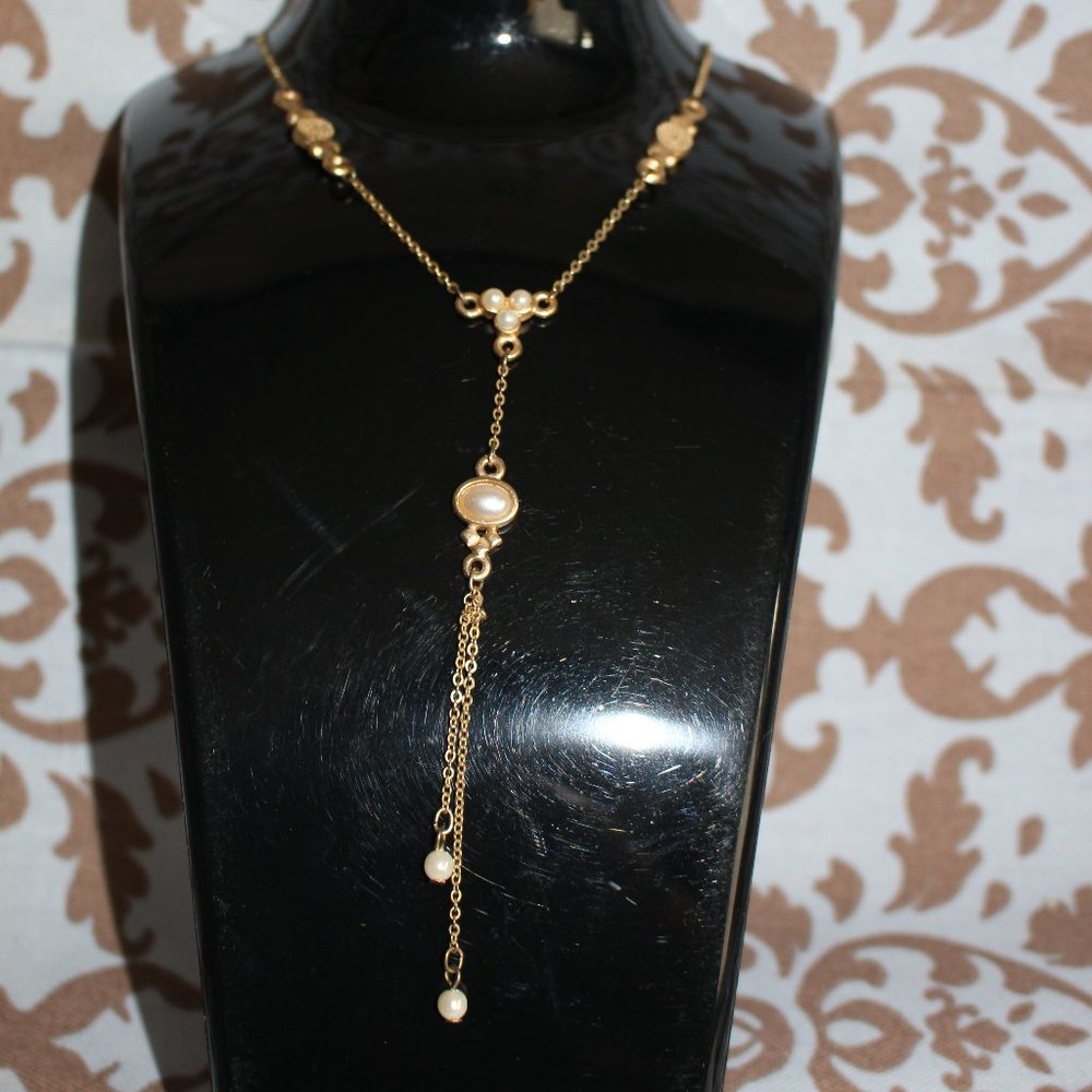 Vintage Beautiful Jools Long Necklace Jewels & Beads Dainty 1980s - 90s